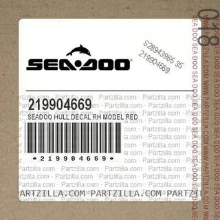 Наклейка Sea-Doo RH