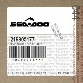 Наклейка Sea-Doo (правая)