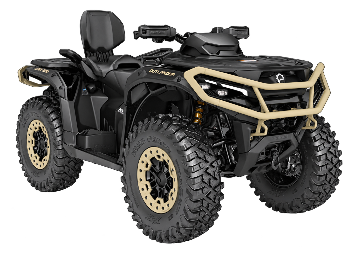 2027 Outlander Max Backcountry Black big screen 5GVF