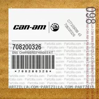 Крепежные петли для Кофр багажный с фонарем 124л Can-am