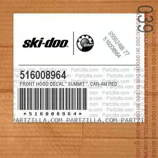 Наклейка капота снегохода, 516008964