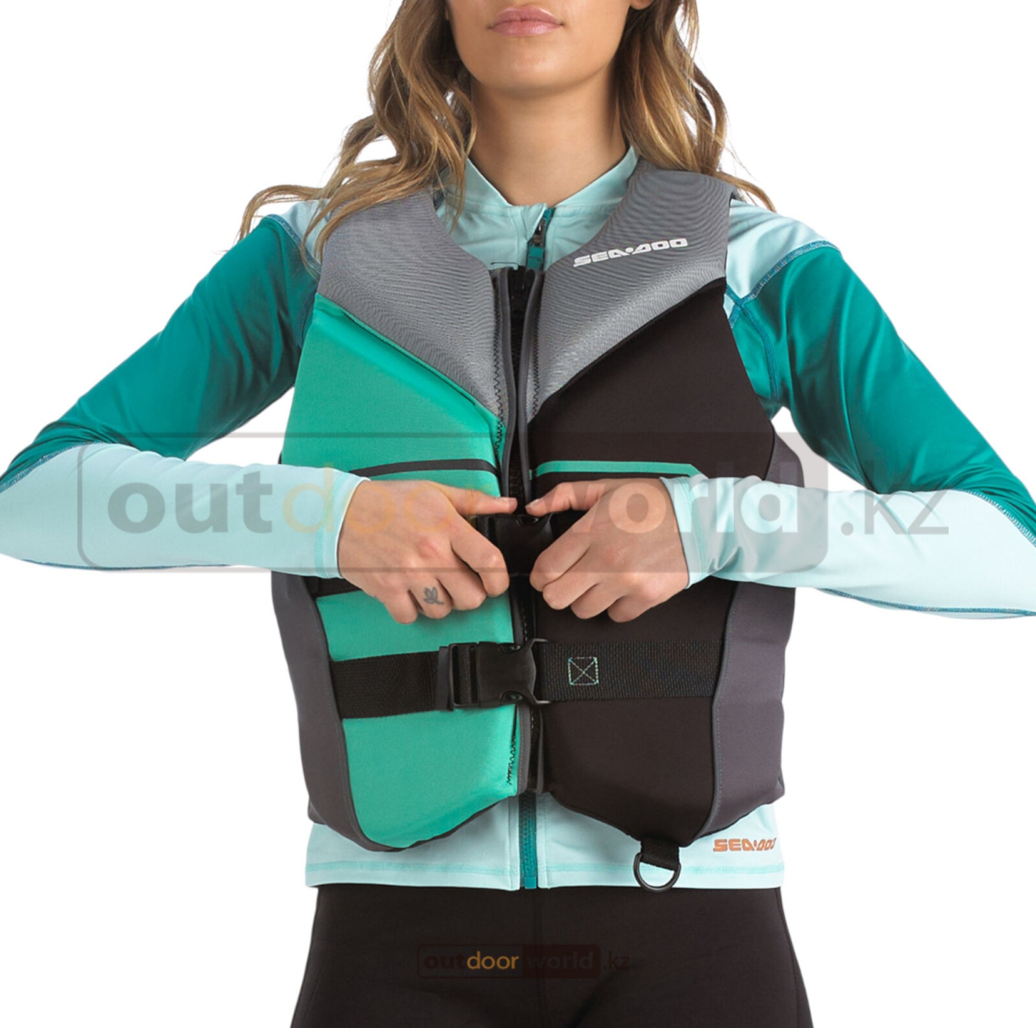 Жилет страховочный Sea-Doo Freedom Бирюзовый XL