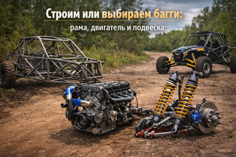 Строим или выбираем багги: рама, двигатель и подвеска
