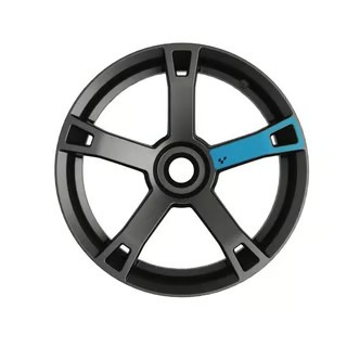 Комплект наклеек на колесный диск Ryker синие